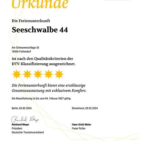 Holiday home Seeschwalbe 44